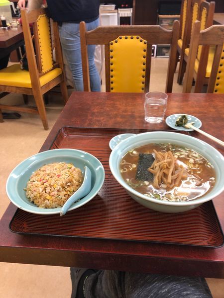 「ラーメンセット 700円 ＋税」@正華 花畑店の写真