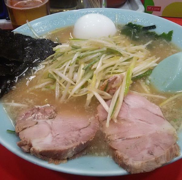 「かいざんラーメン たまごトッピング」@かいざん 西船橋店の写真
