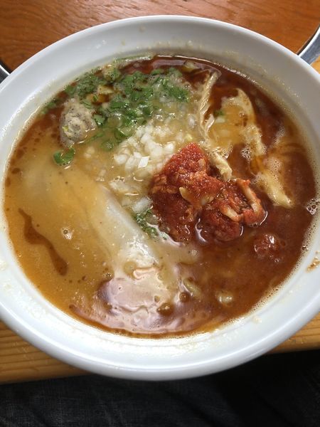 「【限定】海老とトマトの味噌ラーメン」@はりけんラーメン 南店の写真