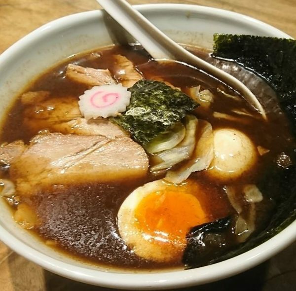「スペシャル焦がし醤油麺」@西麻布 五行の写真