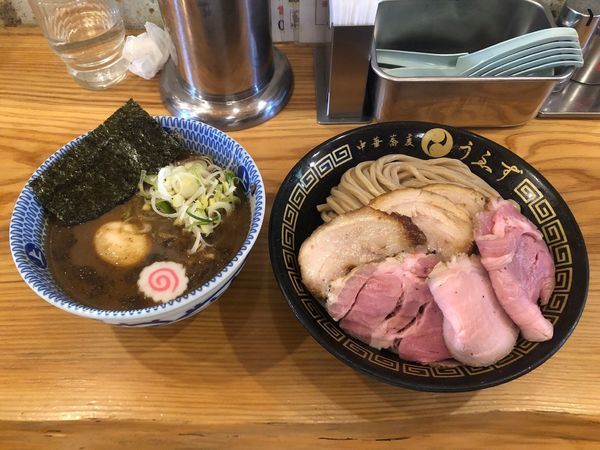 「つけチャーシュー 並 ➕半熟味玉」@中華蕎麦うゑずの写真