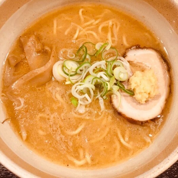 「味噌ラーメン 麺少なめ 生姜多め」@らーめん 福籠の写真
