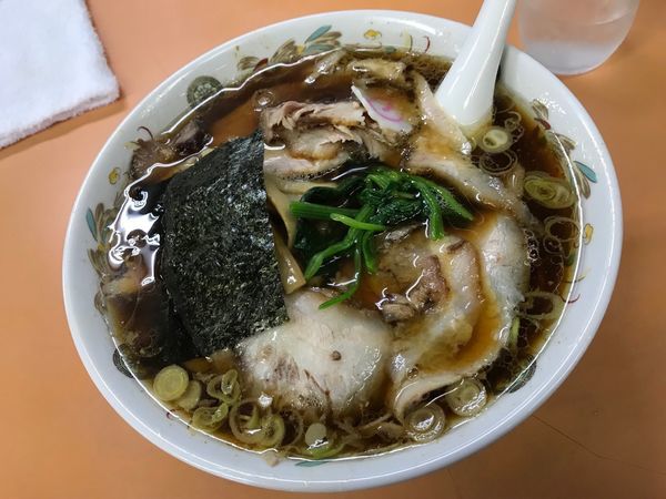 「青島チャーシュー麺」@青島食堂 宮内駅前店の写真