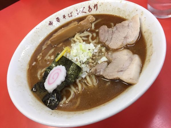 「背脂中華そば」@中華そば ふくもりの写真