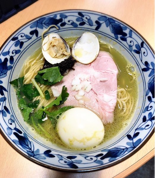 「味玉貝そば」@㐂九八 ～garage～の写真