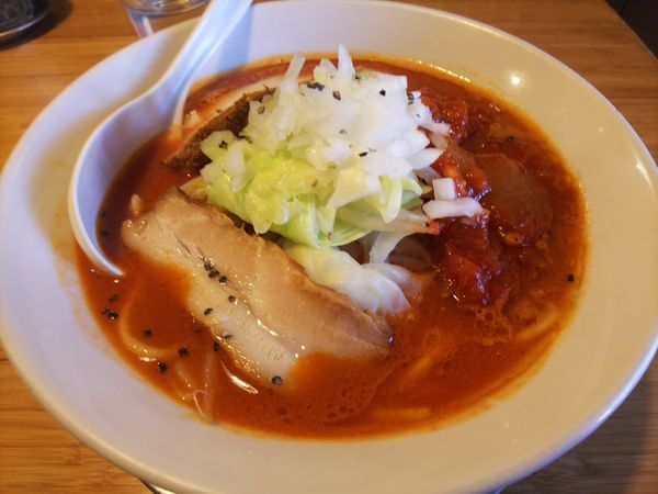 「チリとまと（太麺)750円」@カッパ64 福生店の写真