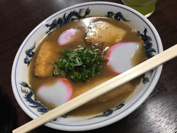 「中華そば＋ライス」@山為食堂の写真