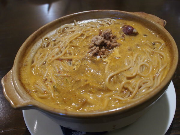 「時期限定　四川小鍋（ラム）の〆の麺料理」@中国家庭料理 MAOの写真