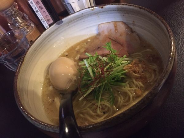 「味玉ラーメン塩」@麺屋宗 -sou- 高田馬場本店の写真