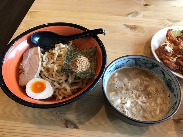 「つけ麺ザンギセット」@麺や虎鉄 八軒店の写真
