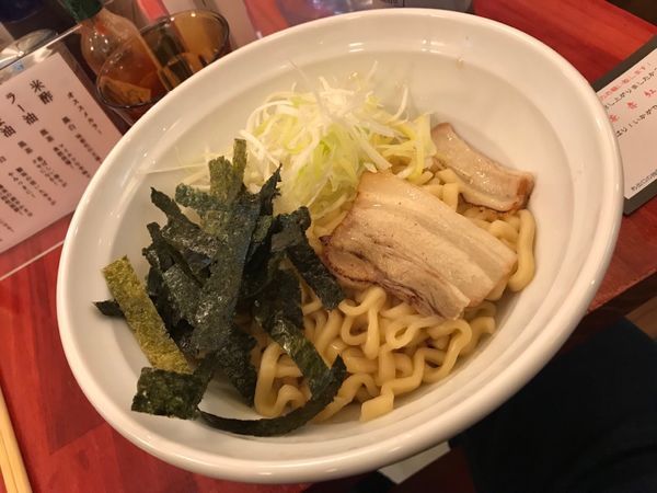 「油そば 白」@麺爺あぶら 早稲田店の写真