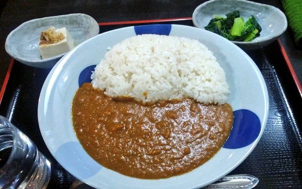 「チキンカレー＋おまけ」@雷神の写真
