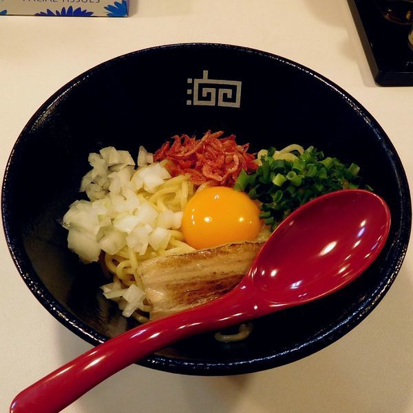 「海老まぜそば(680円)」@東京オイルヌードル 油田の写真