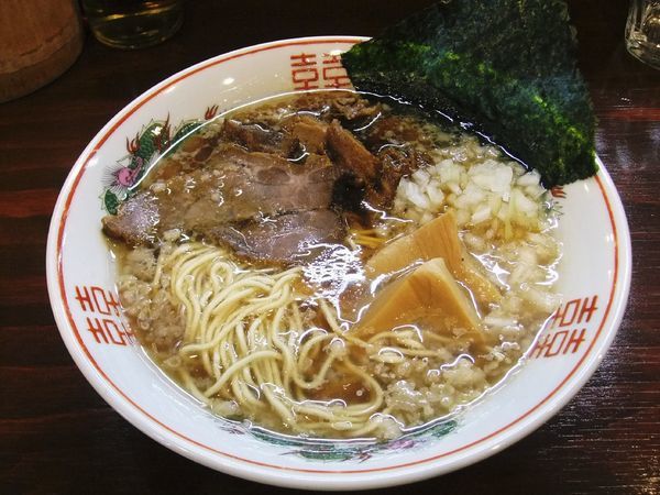「【限定】猪肉汁中華そば（750円）」@らーめん 五ノ神精肉店 煮干し編の写真