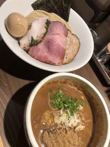 「特製豚骨魚介つけ麺＋中盛」@つけ麺 一燈の写真