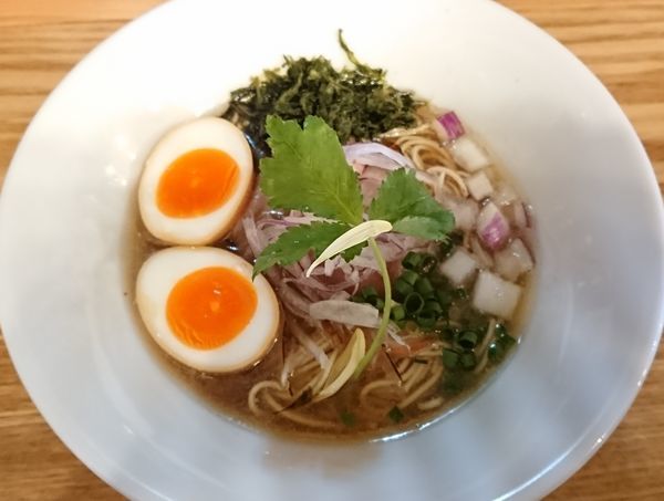 「味玉金煮干しそば」@麺's キッチン RIRIの写真