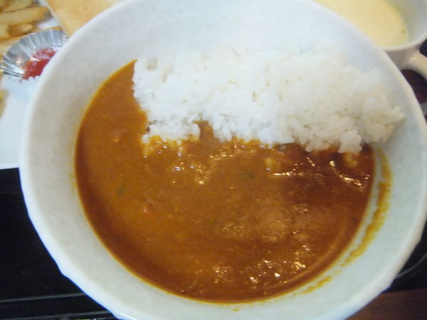 「朝緑黄色野菜カレー313円(別途入店料金)」@快活CLUB 五日市駅前店の写真