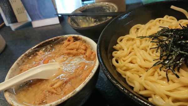 「もつ煮つけ麺」@秋田ラーメン はまの写真