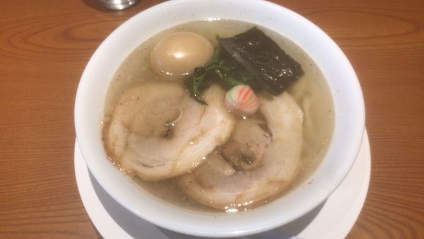 「塩生姜らぁめん＋味玉：850円」@らぁめん 生姜は文化。の写真