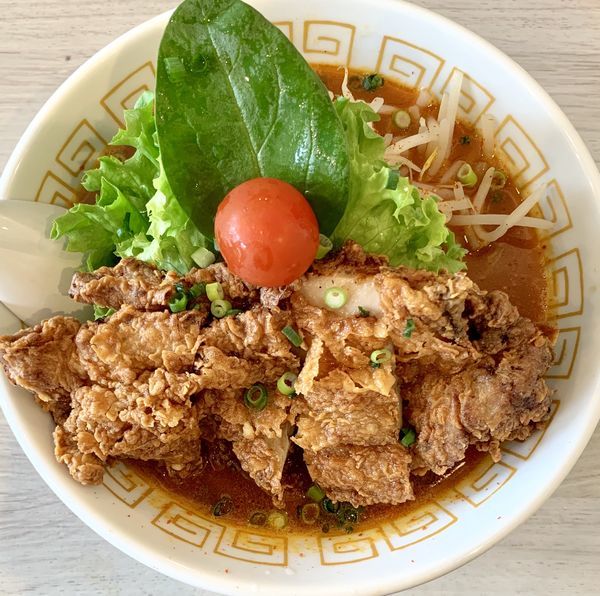 「REDHOTチキンヌードル」@MENYA free styleの写真