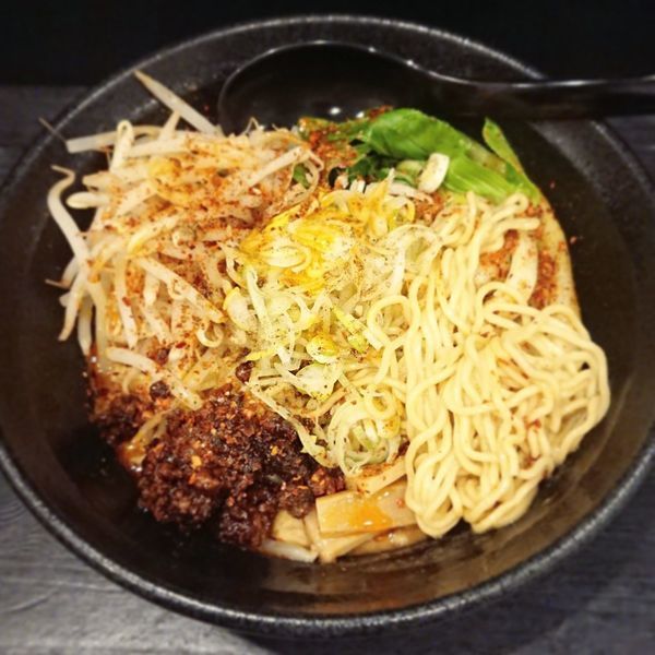 「汁なし担々麺 麺大盛＋チャーシュー丼」@麺屋 笹苑の写真