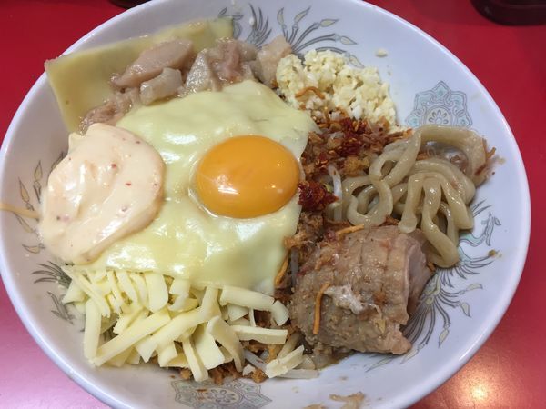 「まぜそば¥780+チーズダブル¥80×2」@ジャンプの写真