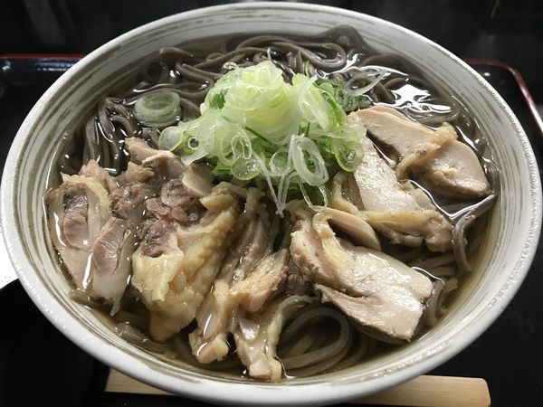 「温かい肉そば  640円」@肉そば藤七の写真