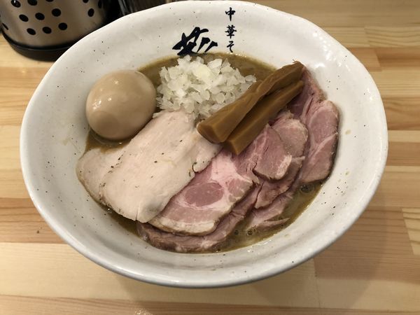 「濃厚煮干しらーめんHARDver」@濃厚煮干らーめん 川むらの写真