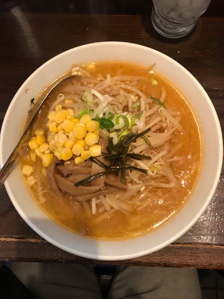 「味噌 770円、コーントッピング 100円」@サッポロラーメン 味七 本店の写真