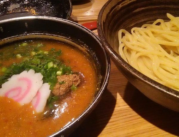「めんたい煮込みつけ麺」@元祖めんたい煮こみつけ麺の写真