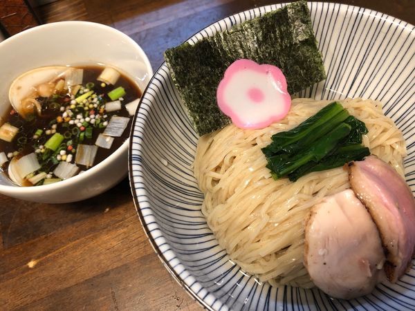 「限定 貝と鴨のつけそば 980円」@CLAM＆BONITO貝節麺RAIKの写真