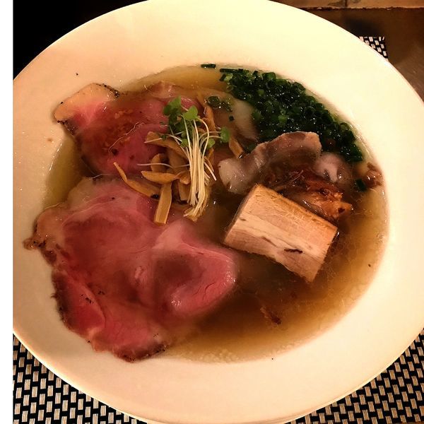 「イベリコ豚の特製塩らーめん」@麺や 庄の gotsuboの写真