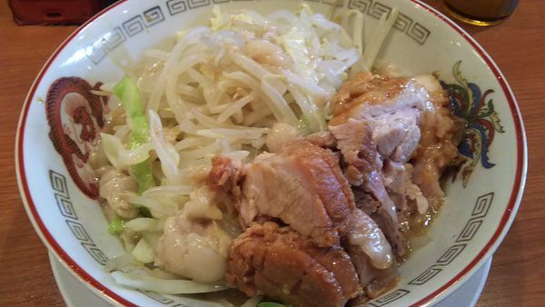 「ミニラーメン￥７００+豚１枚￥５０」@豚山 町田店の写真