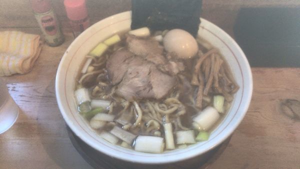 「中華そば並＋あじ玉：950円」@中華そば 葉山の写真