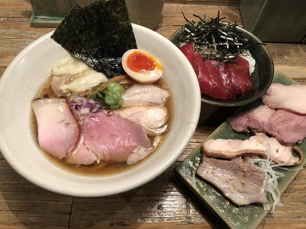 「特製醤油煮干らあめん」@Homemade Ramen 麦苗の写真