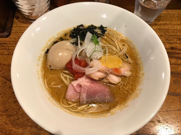 「雲丹煮干しそば」@中華そば 先崎の写真