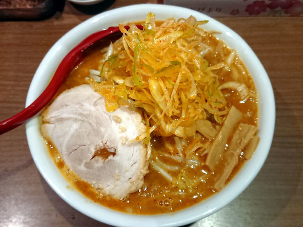 「限定 辛いらーめん(2辛)」@らーめん 蓮の写真