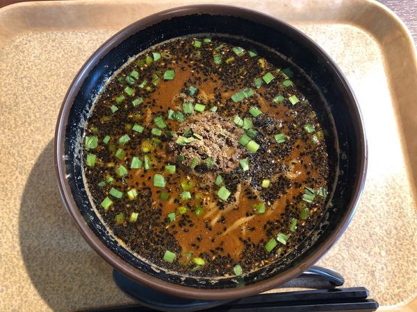 「黒胡麻坦々麺」@胡麻唐屋 Pasar 羽生店の写真