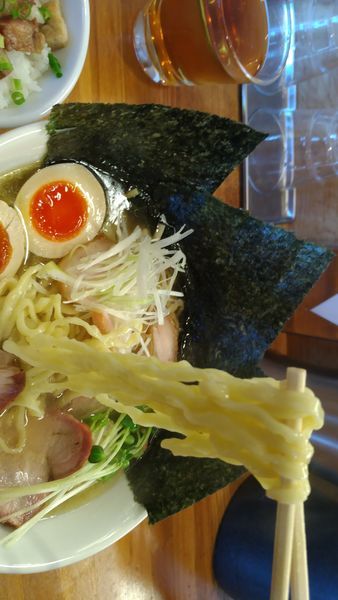 「特製塩そば大盛(手もみ麺)」@麺処 いち林の写真