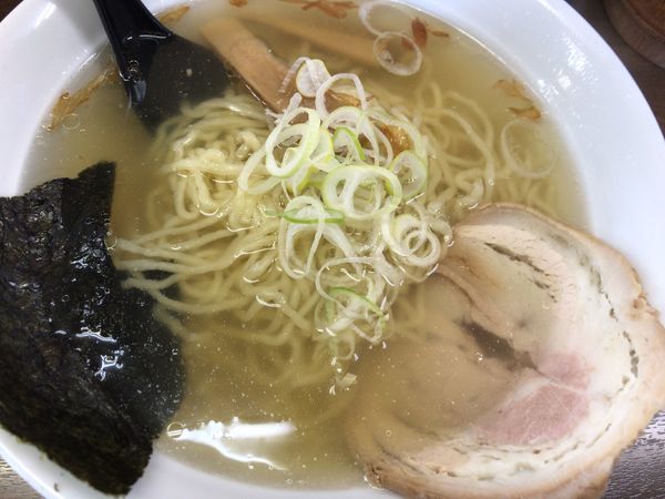「塩ラーメン570円」@麺屋 きんしゃいの写真