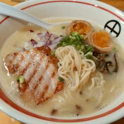 鶏塩　味玉　半ライス