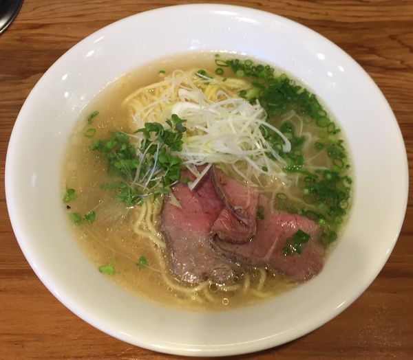 「牛塩らーめん800円」@竹麓輔らーめん創作工房の写真