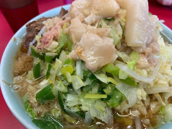 「小ブタ5枚＋灼熱(のはずw)」@ラーメン二郎 中山駅前店の写真