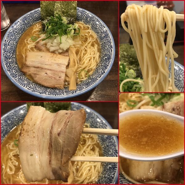 「濃厚煮干し中華そば¥780+麺大盛り¥100」@麺匠 銀星 海美風の写真