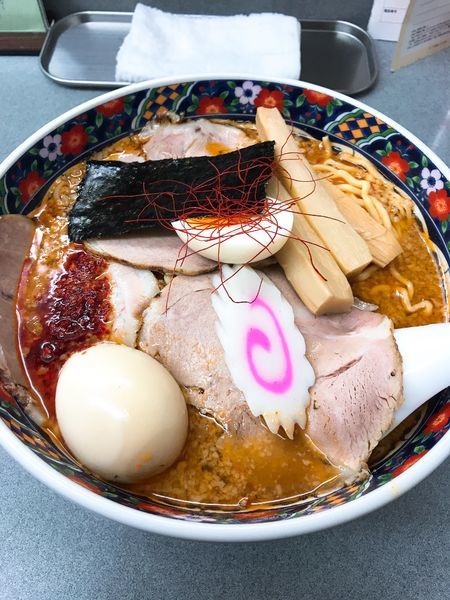 「辛みそ拉麺＋味噌漬け味玉  ¥1030」@玉川大盛軒の写真
