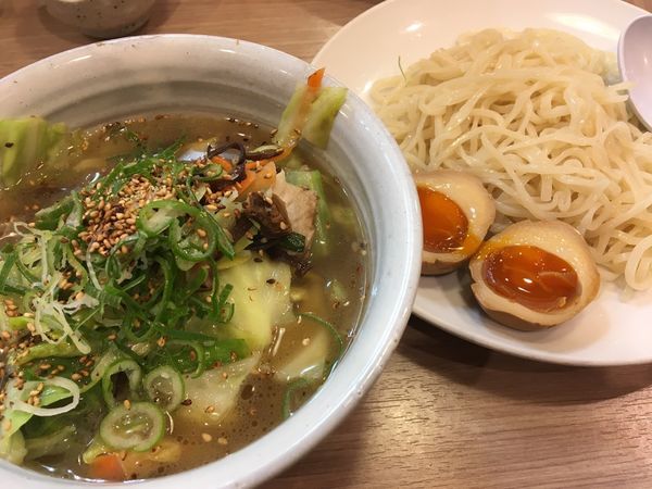 「野菜塩つけ」@天下一らーめんの写真