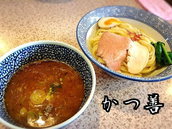 「秋刀魚のつけそば￥850」@麺処 かつ善の写真