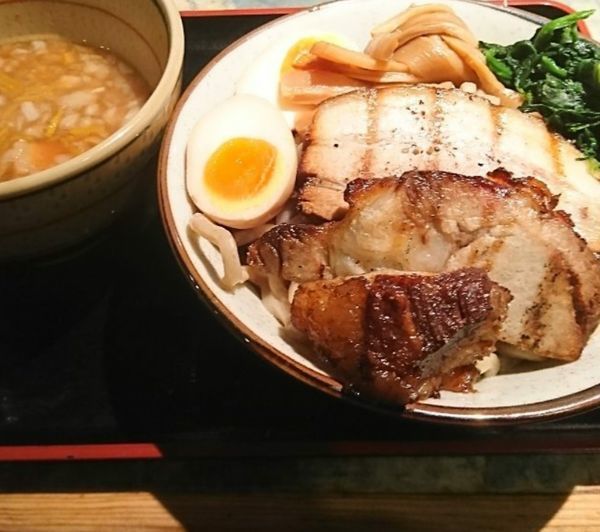 「特製角ふじつけ麺 ゆず」@麺屋こうじの写真