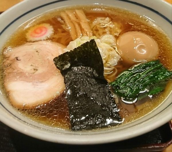 「中華そば づけ玉子」@味処 むさし野の写真