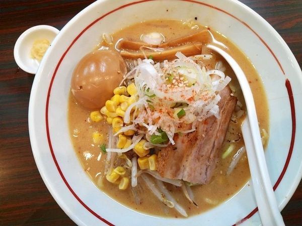 「あじ玉味噌らー麺」@らー麺 あけどやの写真